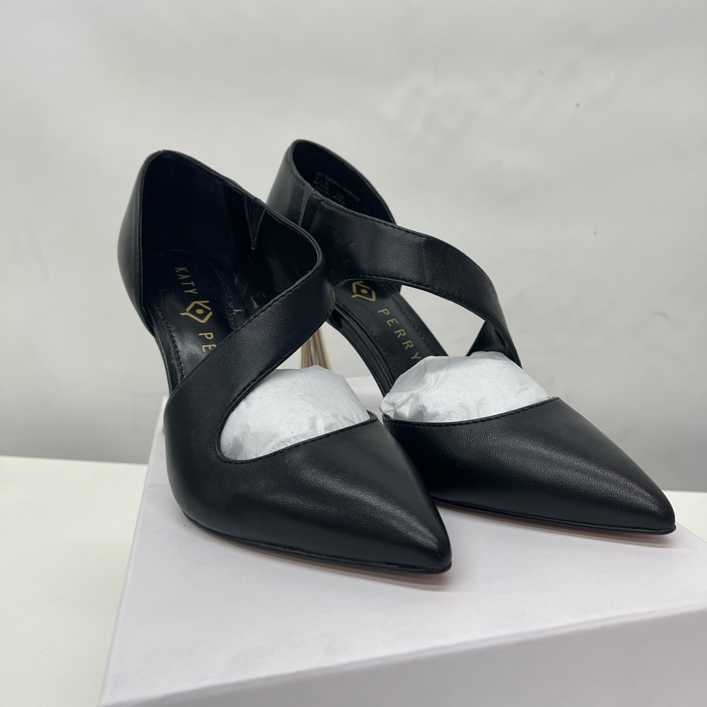 Katy Perry Asymmetrical Strap Pumps - The Swerve in Black